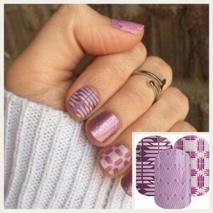 Jamberry nail wrap desert at dusk pink purple Rare